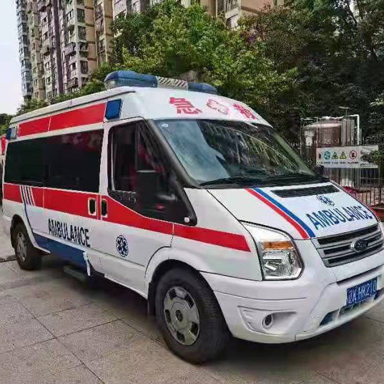 金昌长途救护车护送病人返乡